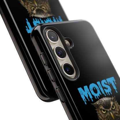 Moist Owlette Phone Case — Funny Owl Graphic Protective Case