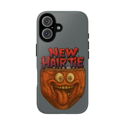 Phone Case — 'New Hairte' Funny Grinning Tongue-Out Monster Design