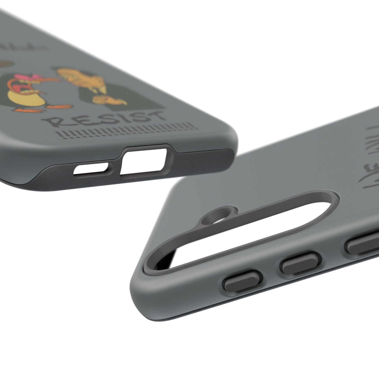 Phone Case - "We Will Resist" Cartoon Protest Design