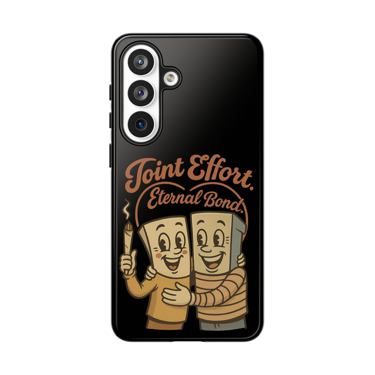 Phone Case — "Joint Effort Eternal Bond" Retro Cannabis Matchstick Design