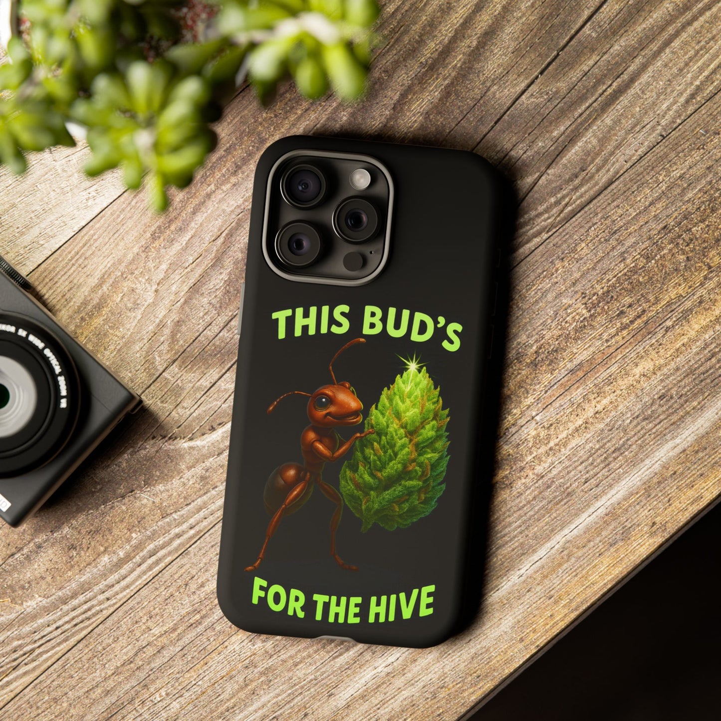 Phone Case — "This Bud's For The Hive" Ant & Hop Design