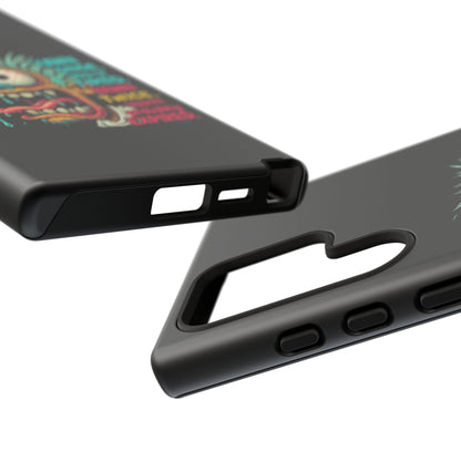 Phone Case — 'Yawn Once You're Tired, Yawn Twice You're Probably Expired' Retro Monster Graphic