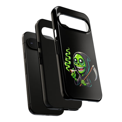Grinning Green Reaper Phone Case
