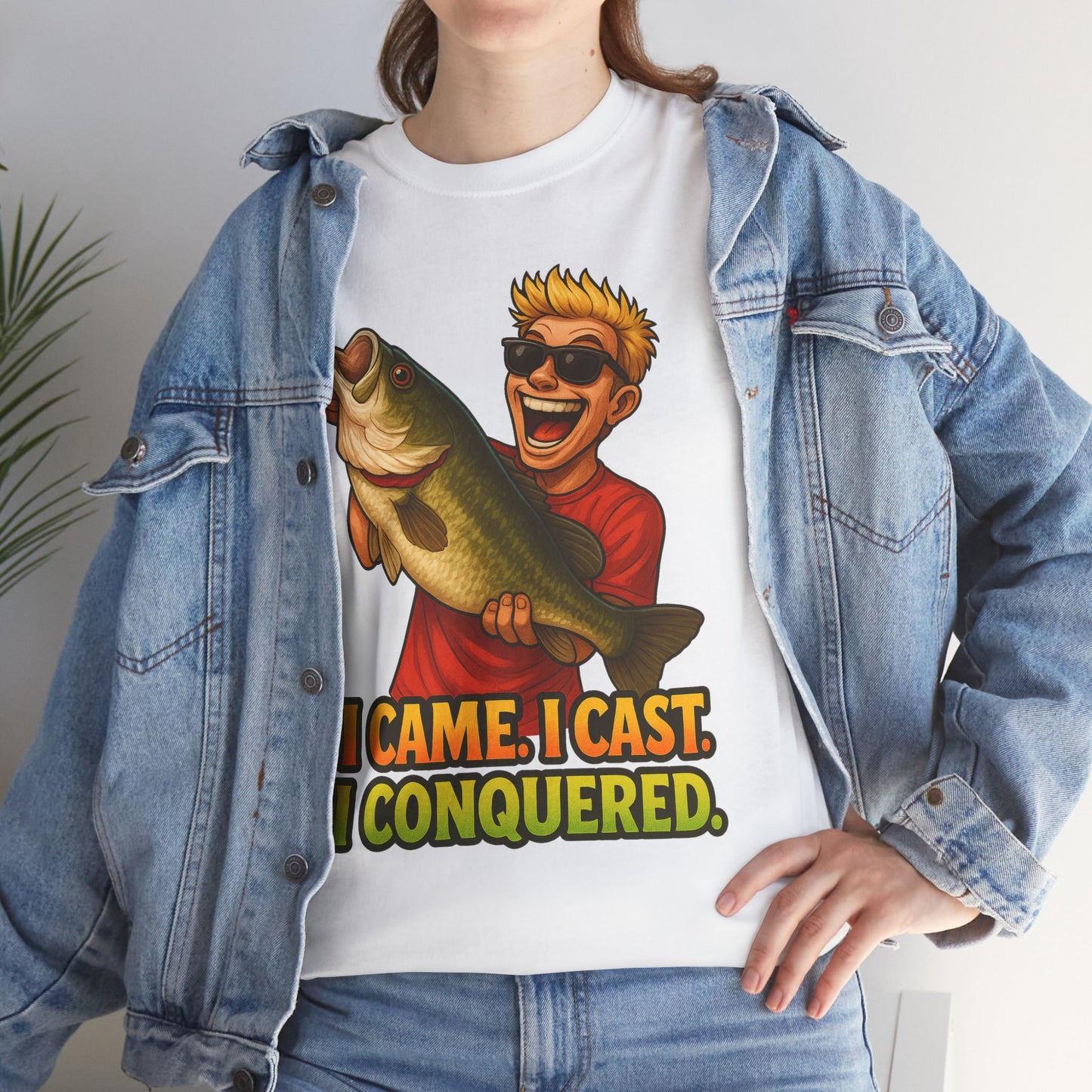 I Came I Cast I Conquered Fishing Tee | Bass Angler Shirt