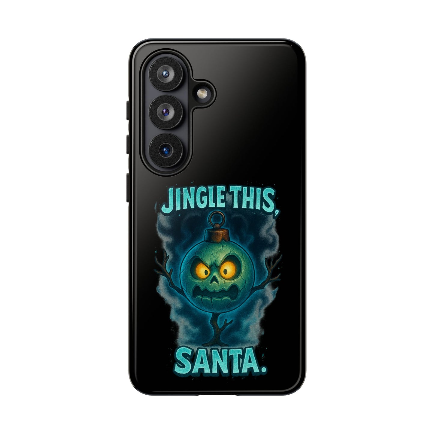 Phone Case - 'Jingle This, Santa' Spooky Holiday Protective Case