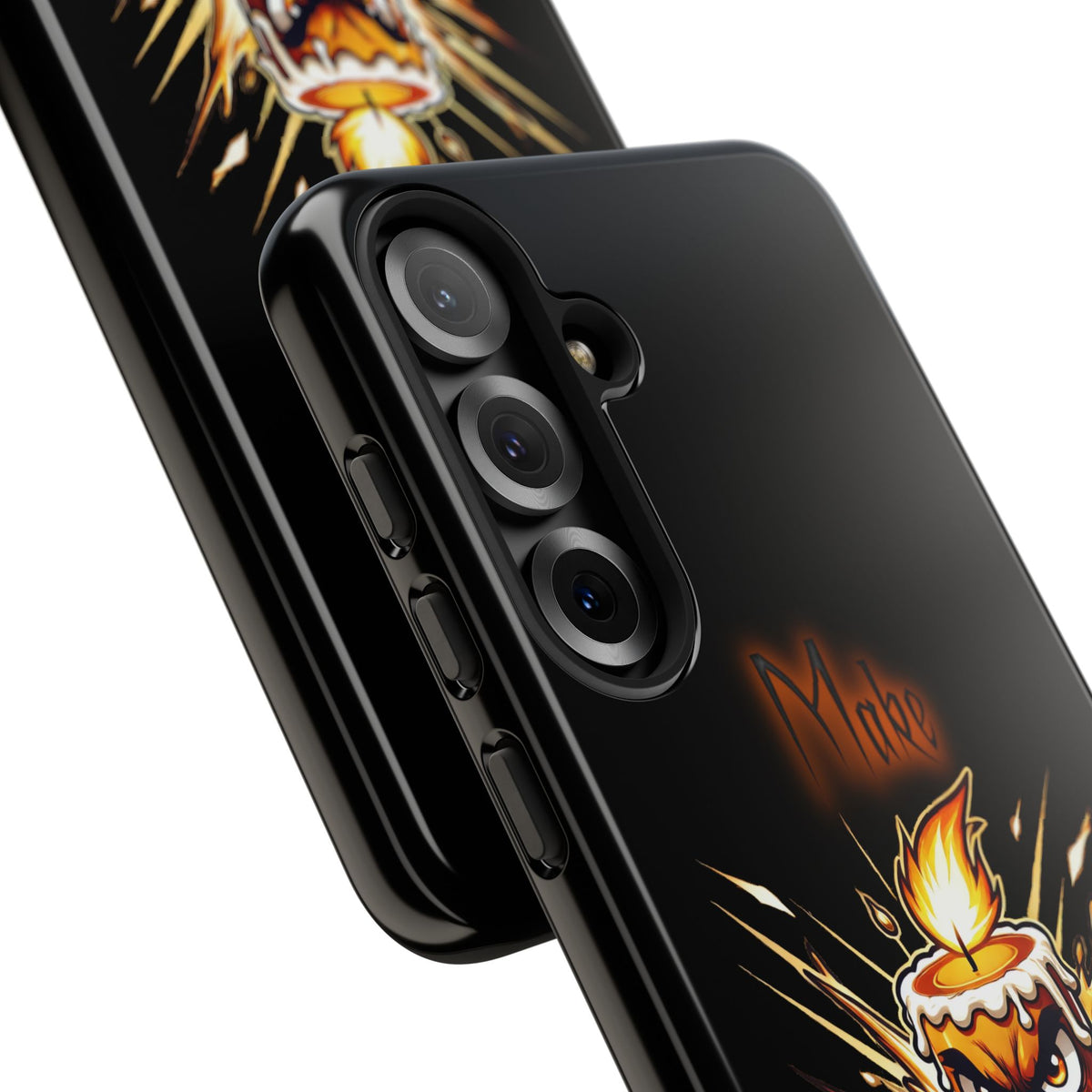 Tough Phone Case — "Make My Fire" Angry Candle Protective Cover
