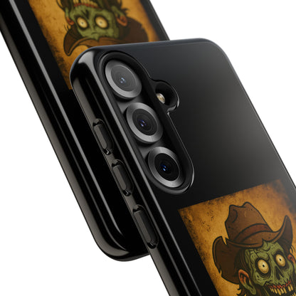 Zombie Cowboy Phone Case — "Ain't No Grave Gonna Hold This Yeehaw" Protective iPhone Cover