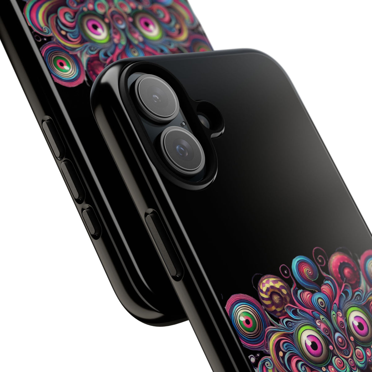 Psychedelic Smiling Eye Cluster Phone Case
