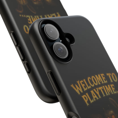 Phone Case — "Welcome to Playtime... Permanently." Horror Game Character Protective Case