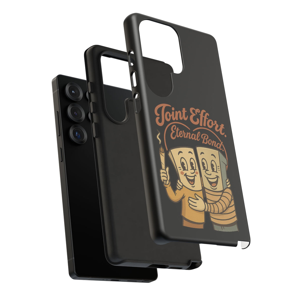 Phone Case — "Joint Effort Eternal Bond" Retro Cannabis Matchstick Design