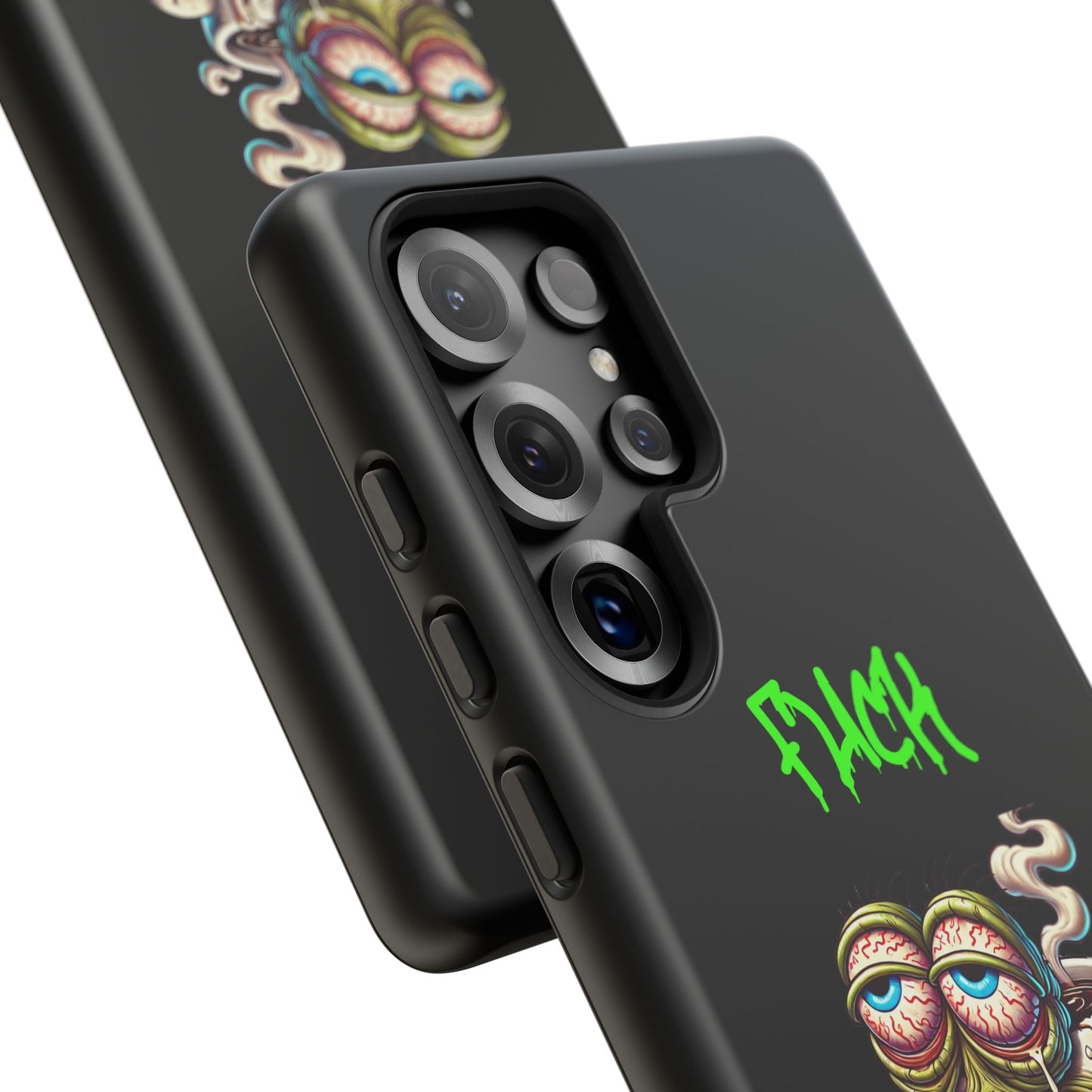 Phone Case — "F*** Monday" Grotesque Coffee Monster Shock Art
