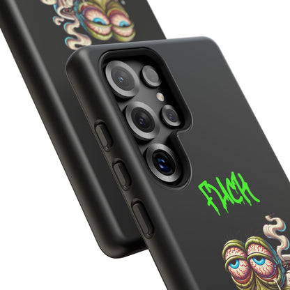 Phone Case — "F*** Monday" Grotesque Coffee Monster Shock Art