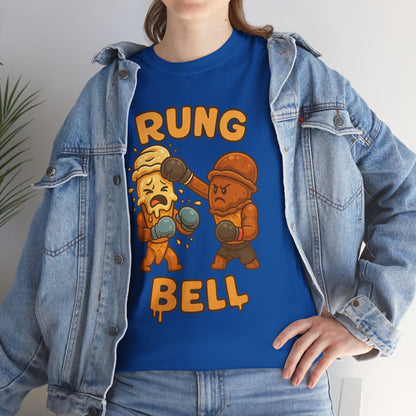 Rung Bell boxing donut tee | Funny food fight shirt