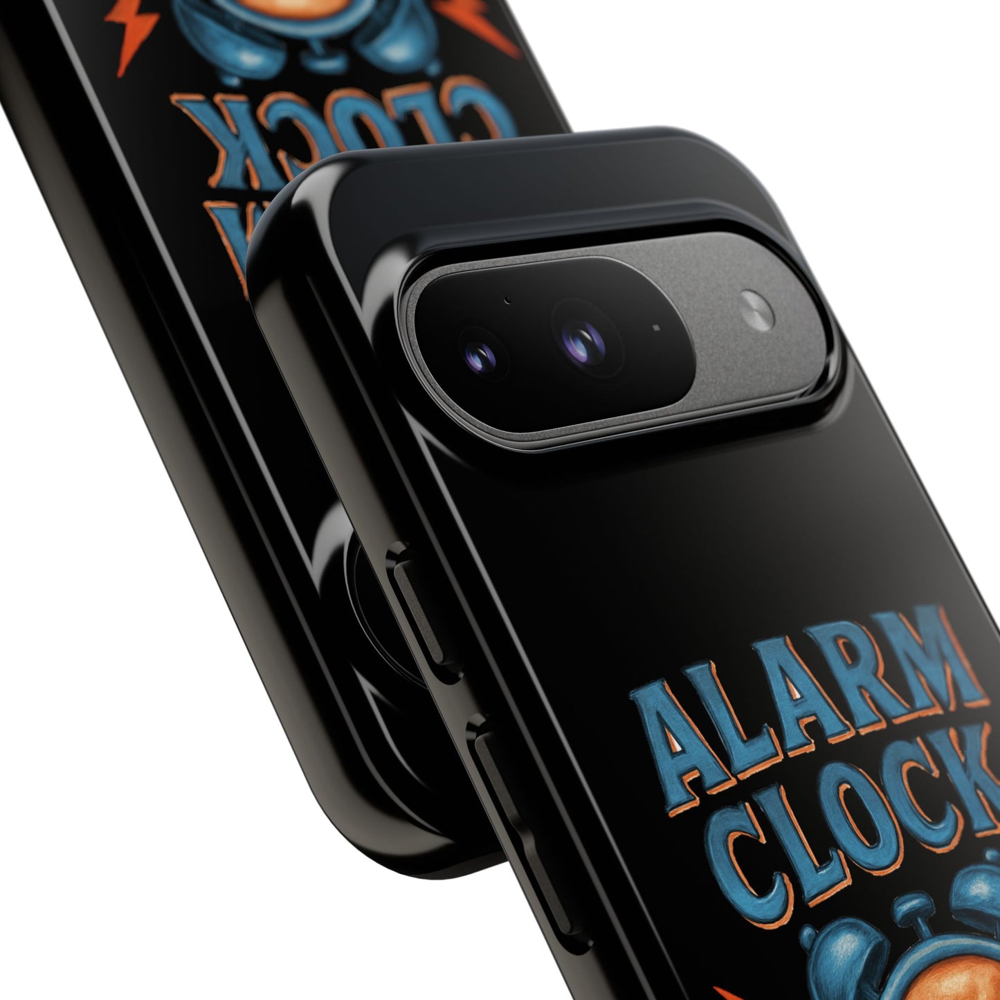 Phone Case — "Alarm Clock" Retro Screaming Clock Protective Cover