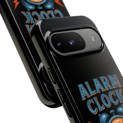 Phone Case — "Alarm Clock" Retro Screaming Clock Protective Cover