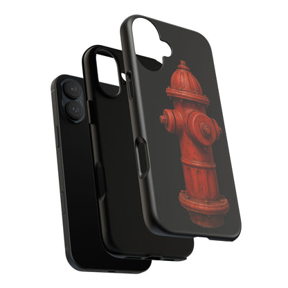 Red Fire Hydrant Phone Case — Tough Protective iPhone Cover