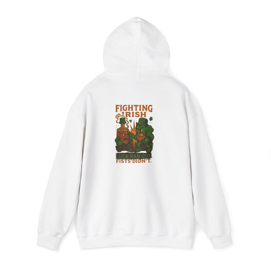Irish Fighting Leprechaun Hoodie – St. Patrick's Day Shamrock Sweatshirt