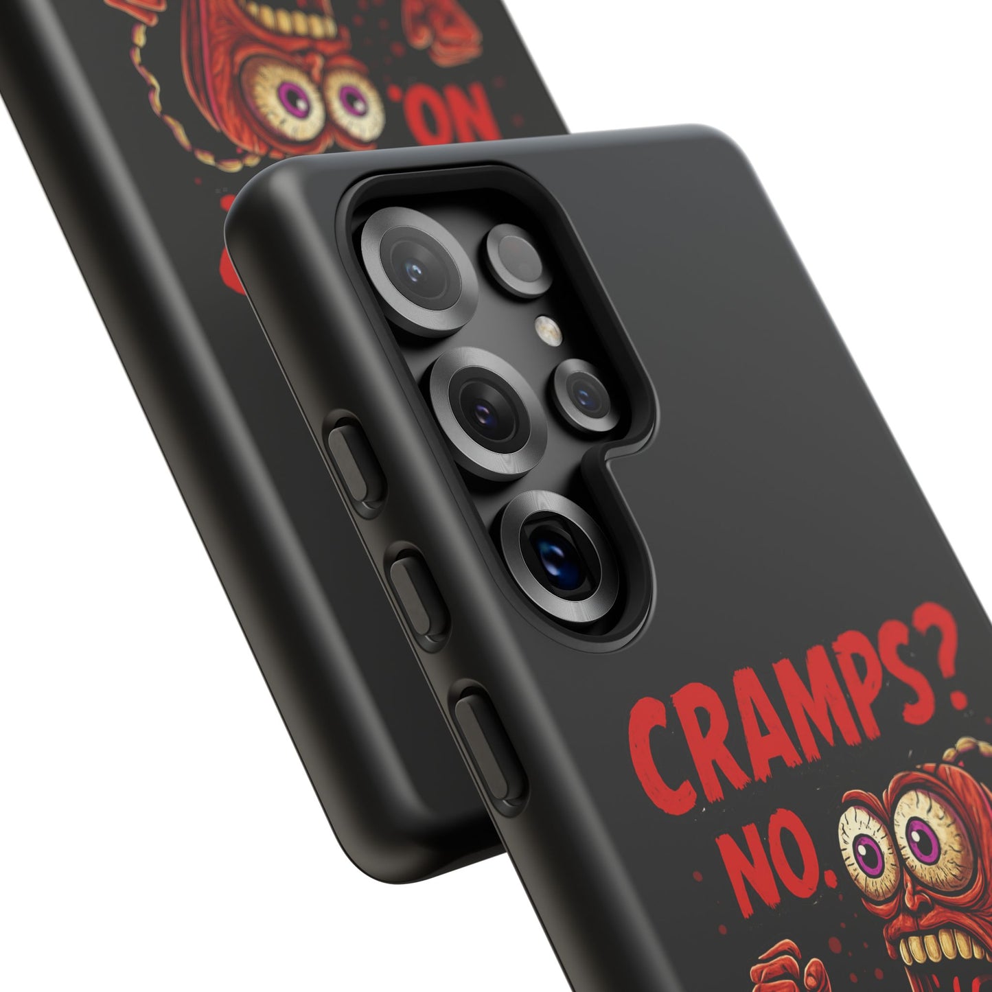 Phone Case — "Cramps? No, Wrath!" Retro Hot-Pepper Graphic