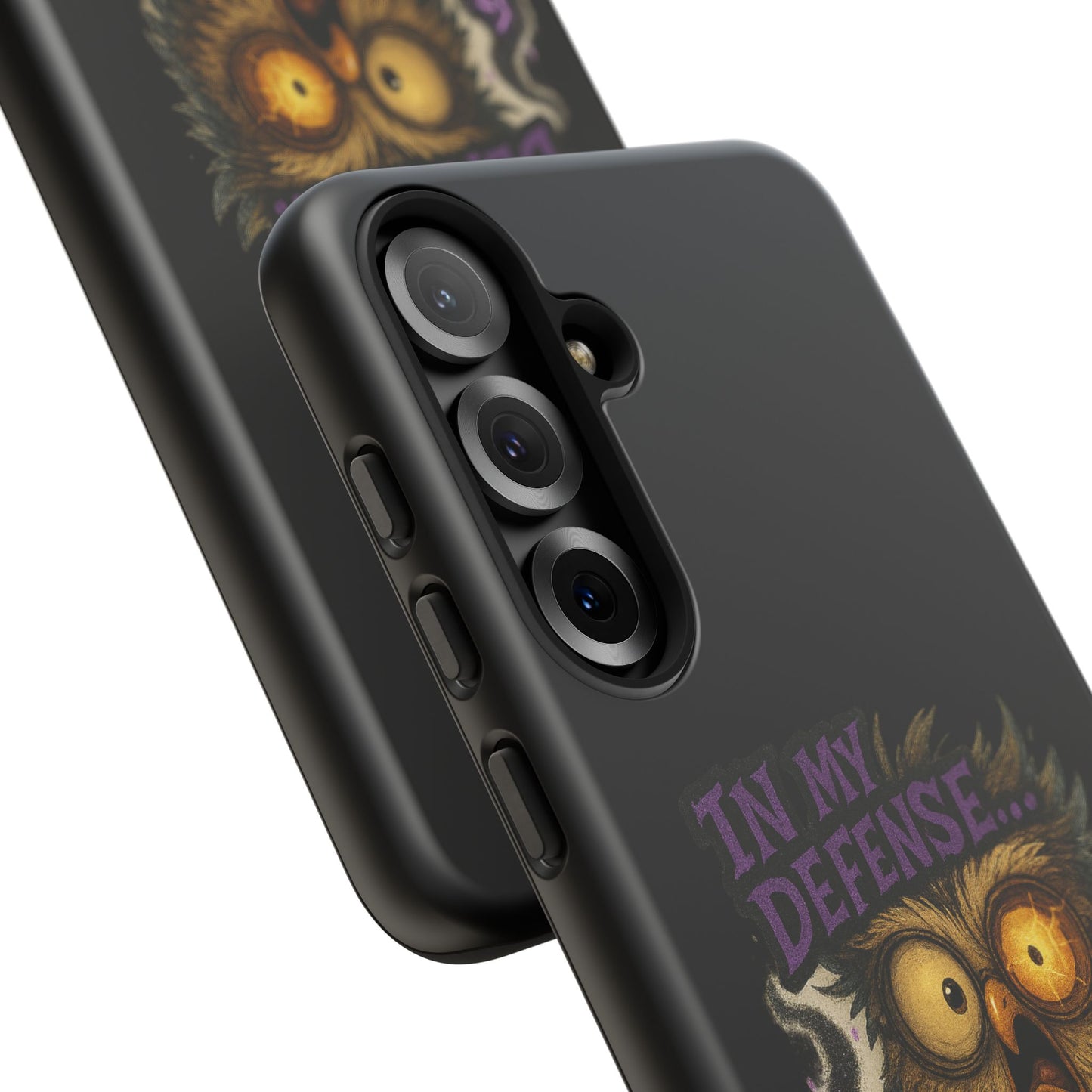 Phone Case — 'In My Defense… The Spell Did Work' Owl Witchy Protective Case