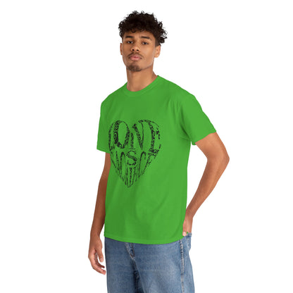"Love" Artistic Heart T-Shirt