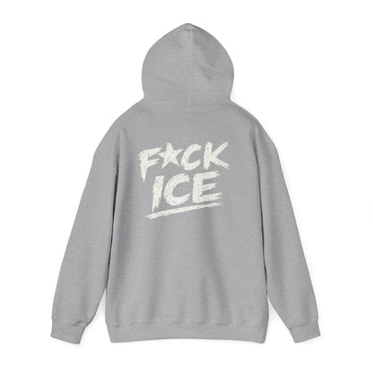 Hoodie — “F*ck Ice” Bold Graphic Back Print Hoodie