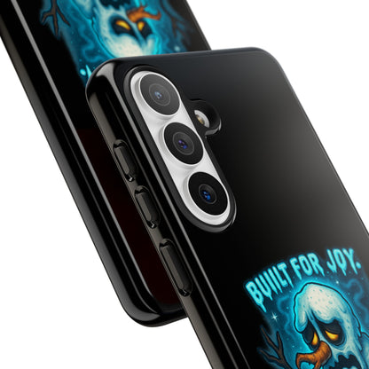 Phone Case — 'Built for Joy, Melting in Sorrow' Blue Melting Snowman Protective Case