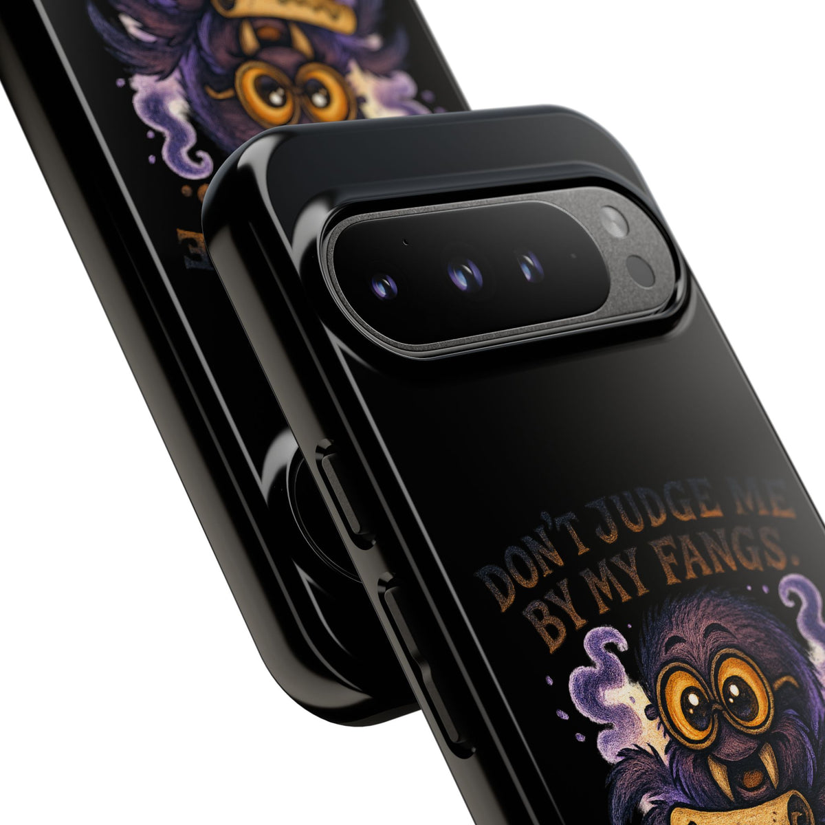 Phone Case — Fiery One-Eyed Demon with "I See Your Soul... And It's Disappointing"