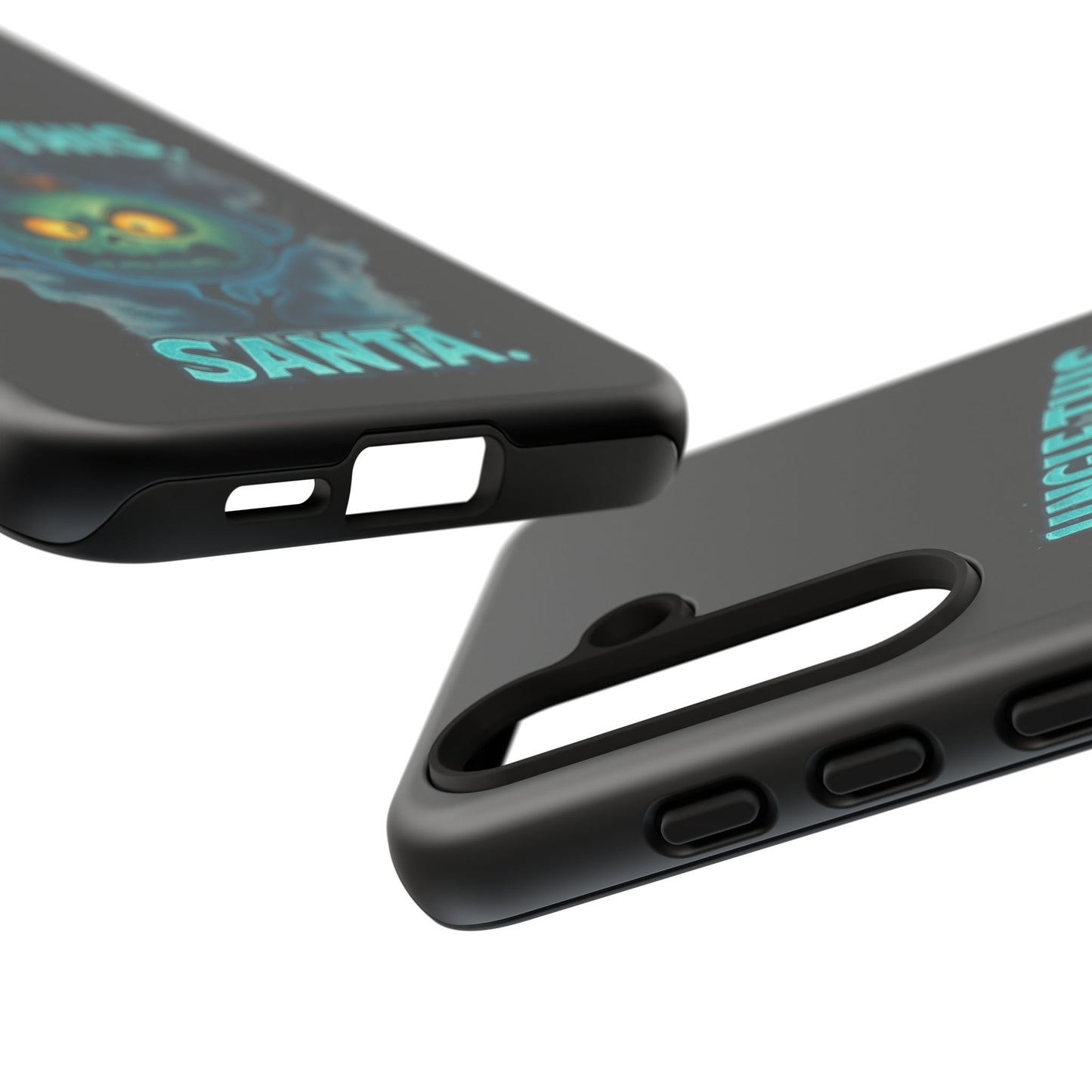 Phone Case - 'Jingle This, Santa' Spooky Holiday Protective Case