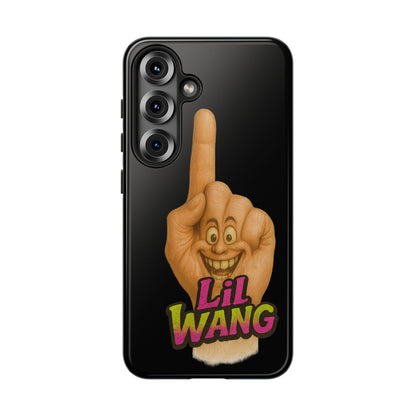 Phone Case — 'Lil Wang' Humorous Middle Finger Character Protective Cover