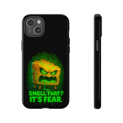 Phone Case — 'Smell That? It's Fear.' Spooky Cheese Monster Protective Case