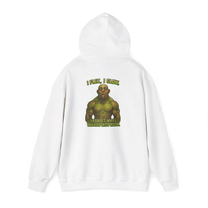 Hulk Gym Hoodie — I Flex Funny Muscle Meme Hoodie