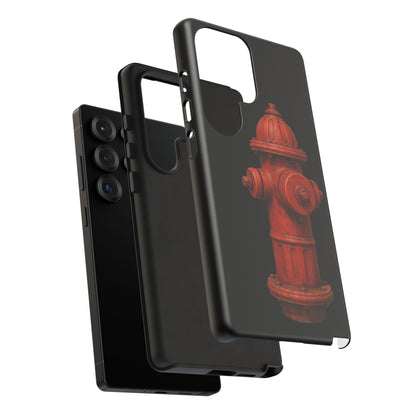 Red Fire Hydrant Phone Case — Tough Protective iPhone Cover
