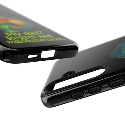 My Diet? Regret & Radioactive Tacos Phone Case — Funny Retro Monster Protective Cover