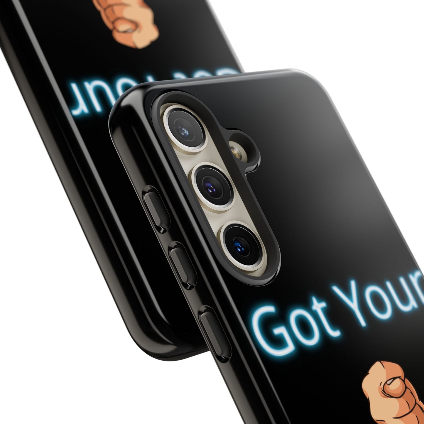 Got Your Nose Phone Case — Funny Neon Fist Design