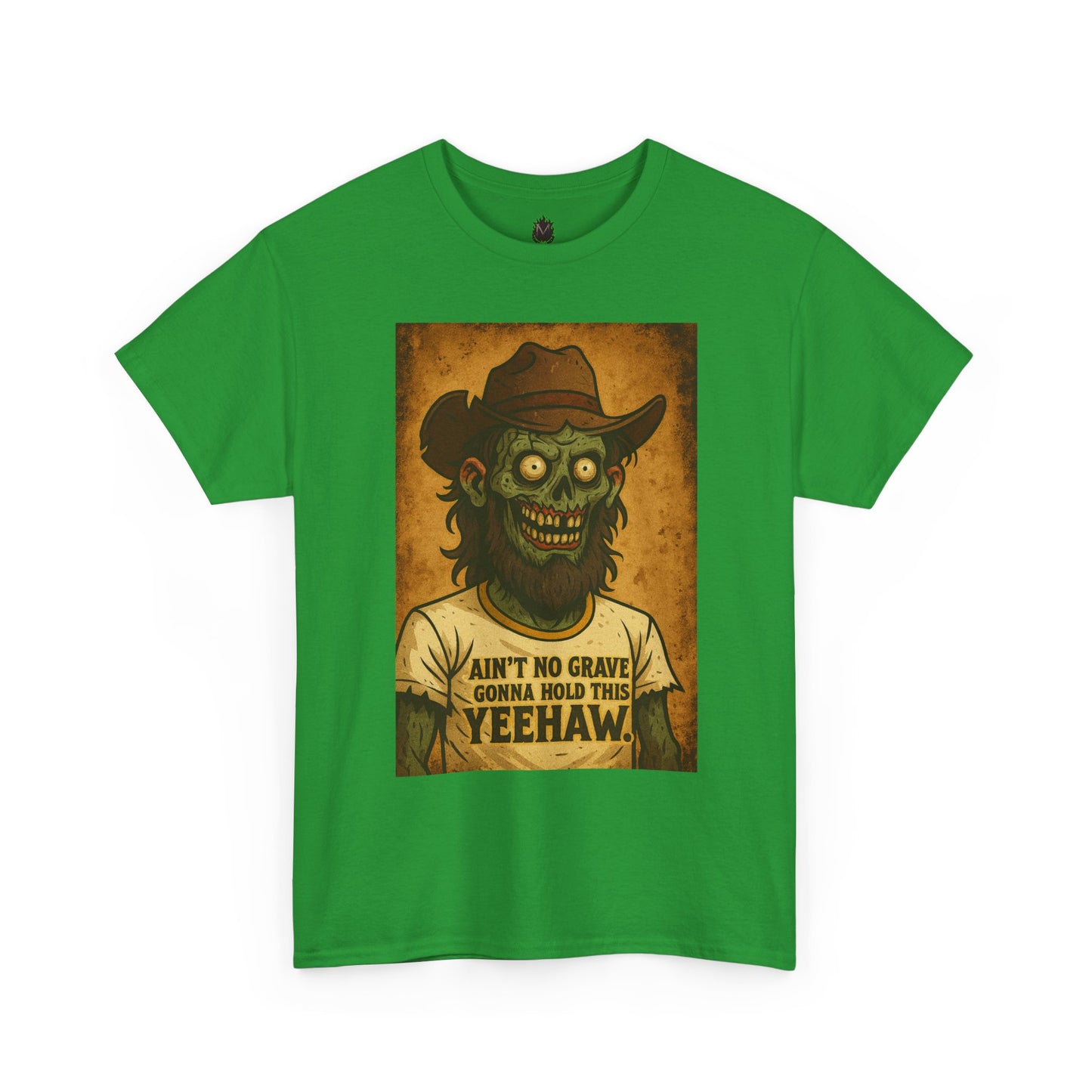 Zombie Cowboy 'Ain't No Grave Gonna Hold This Yeehaw' T-Shirt | Horror Western