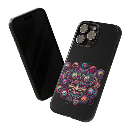 Psychedelic Smiling Eye Cluster Phone Case