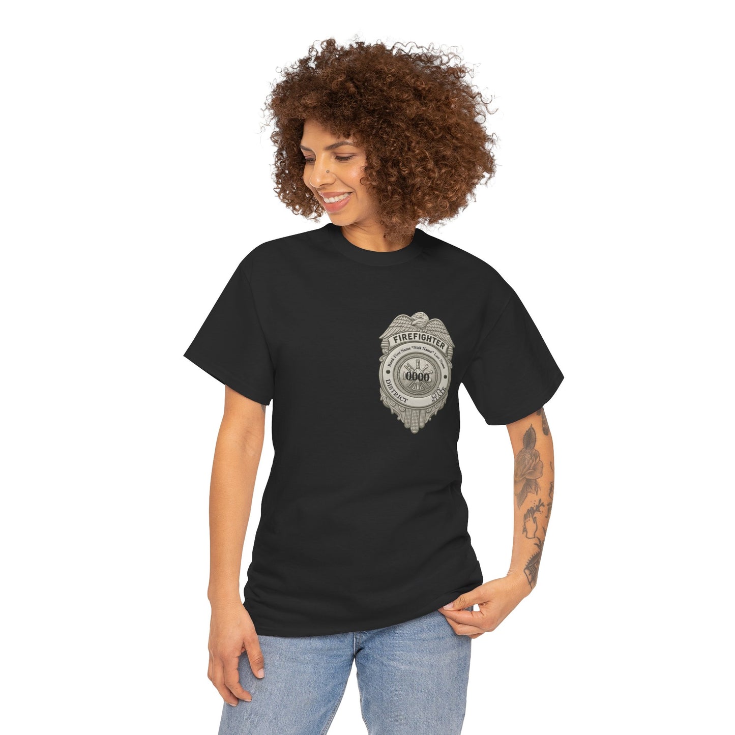 Not All Heroes Stand Tall – Firefighter Tribute Tee