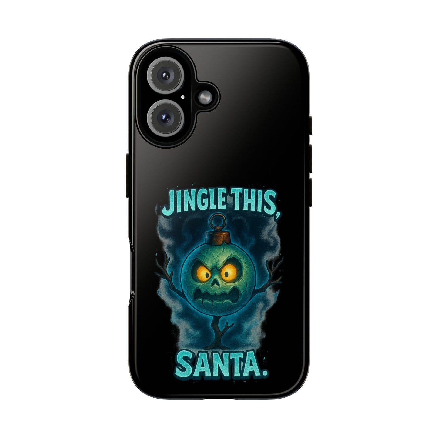 Phone Case - 'Jingle This, Santa' Spooky Holiday Protective Case