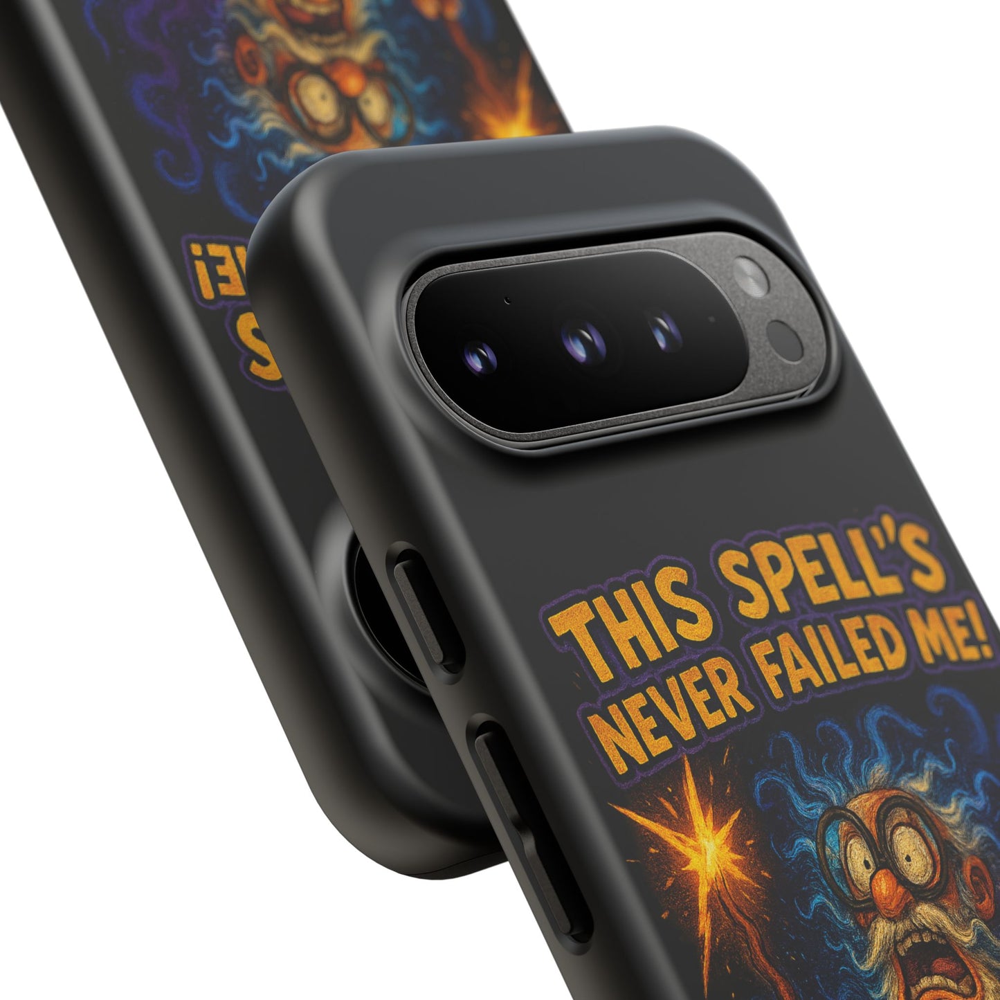 Wizard Phone Case — "This Spell's Never Failed Me!" Funny Magic Protective iPhone Cover