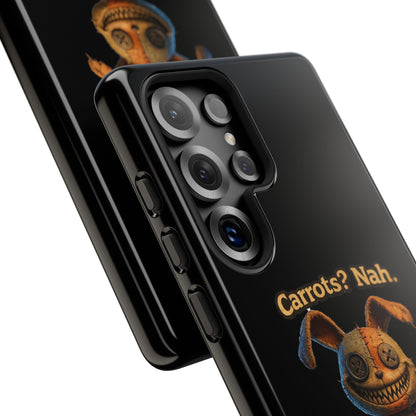 Phone Case — Creepy Bunny "Carrots? Nah. I crave screams." Horror iPhone Case