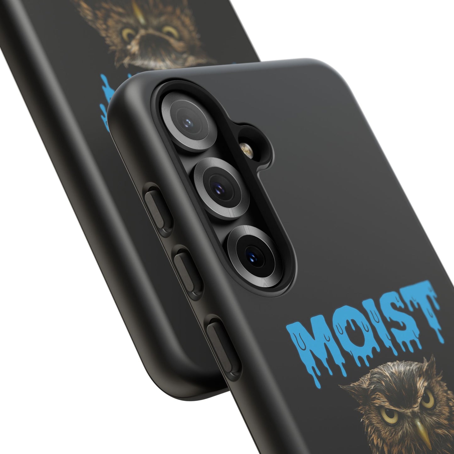 Moist Owlette Phone Case — Funny Owl Graphic Protective Case