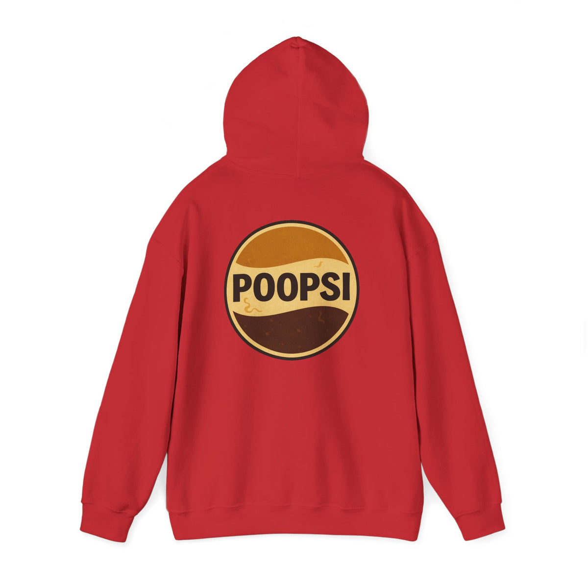 Poopsi Logo Hoodie — Funny Retro Soda Parody Sweatshirt