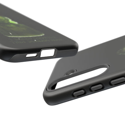 Spooky Green Ghost Phone Case — "I Baked Cookies, They Scream Now" Horror iPhone Cover