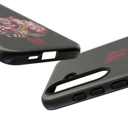 Phone Case — American Flag Skull Soldier Design (Tough Cases)