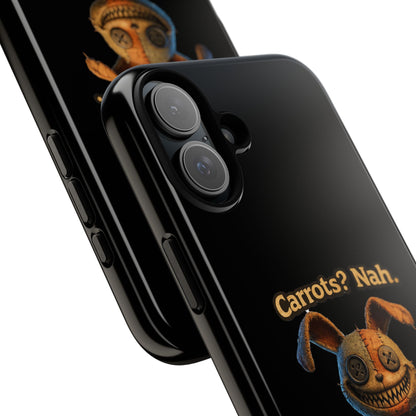 Phone Case — Creepy Bunny "Carrots? Nah. I crave screams." Horror iPhone Case