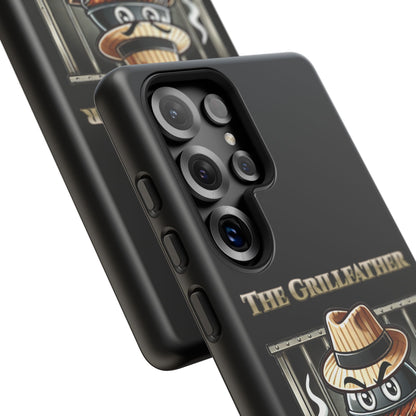 Grillfather Personalized Phone Case — Funny BBQ Smoker Design