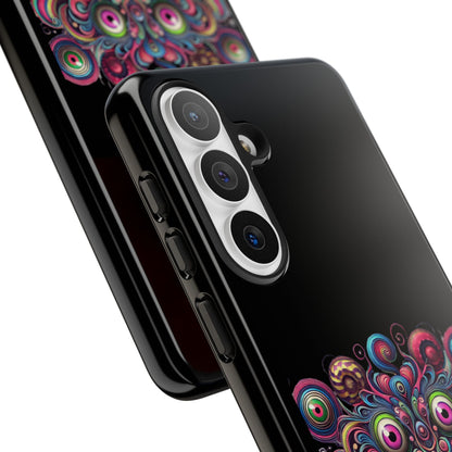 Psychedelic Smiling Eye Cluster Phone Case
