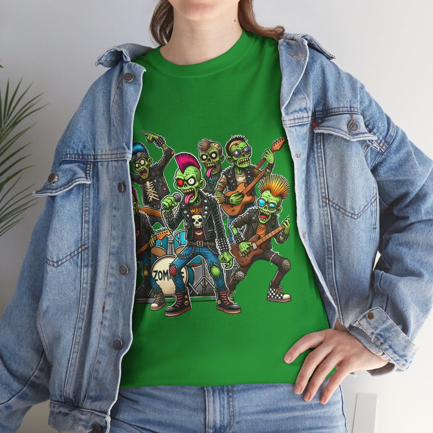 Zombie Rock Band T-Shirt — Funny Halloween Concert Tee