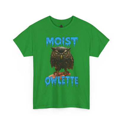 Moist Owlette T-Shirt | Cute Grumpy Owl Graphic