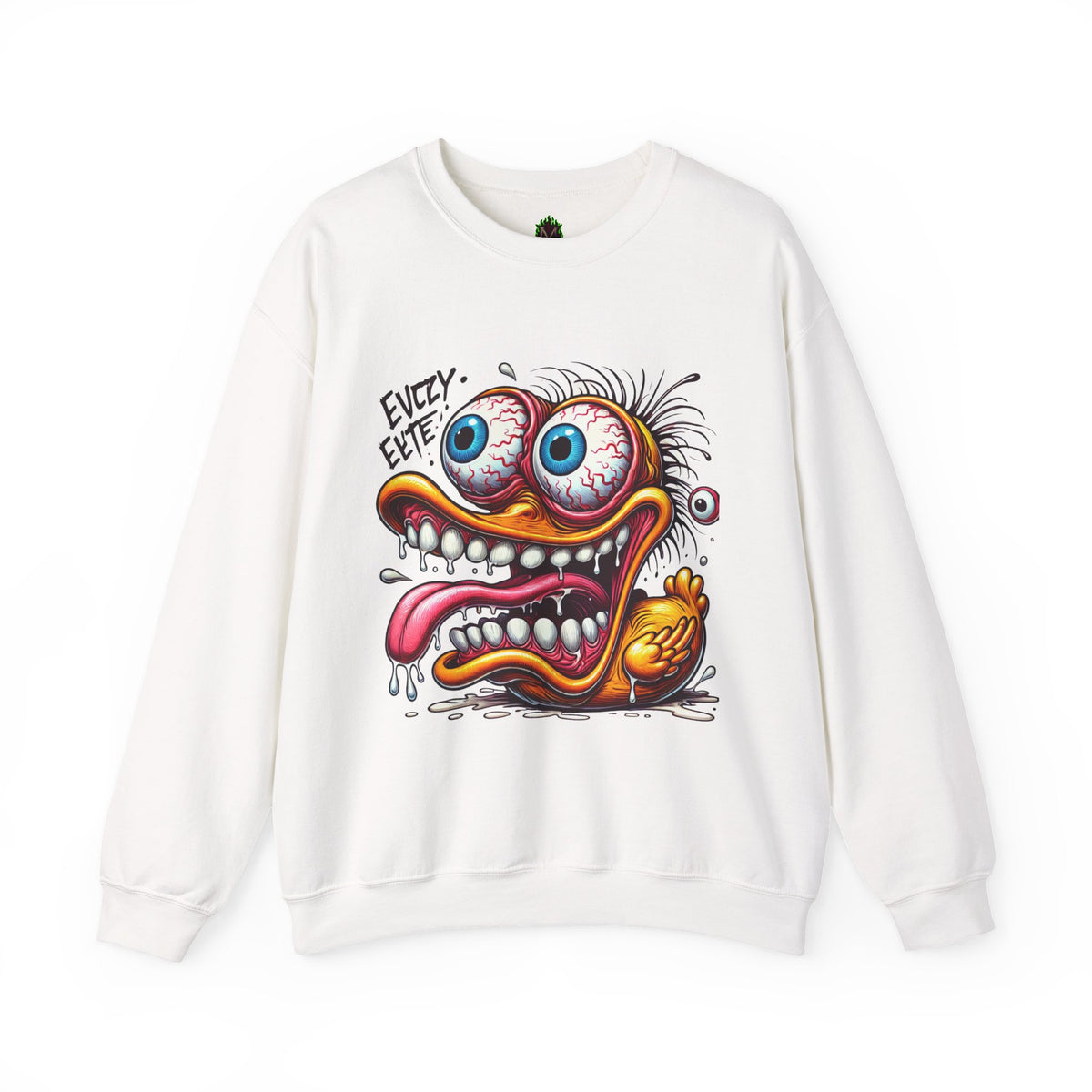Eyeball Escape Duck Crewneck Sweatshirt